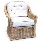 Chatham Rattan Lounge Chair with Cushions - Custom Made
